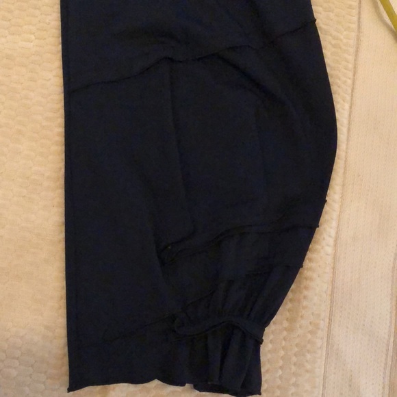 Lior Paris Ruffle hem Flattering Stretch wide Tufted ankle pants - Picture 6 of 10